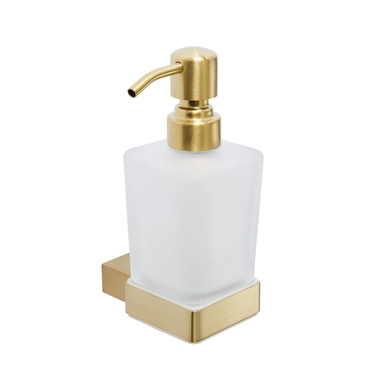 Premium Soap Dispenser – Brushed Brass