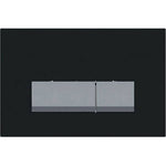 Wh Button Black Glass Chrome