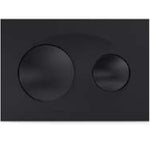 Wh Button Round Matt Black
