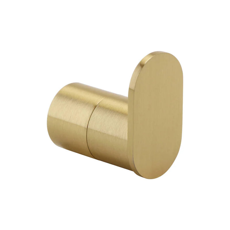 Ottone Robe Hook – Brushed Brass