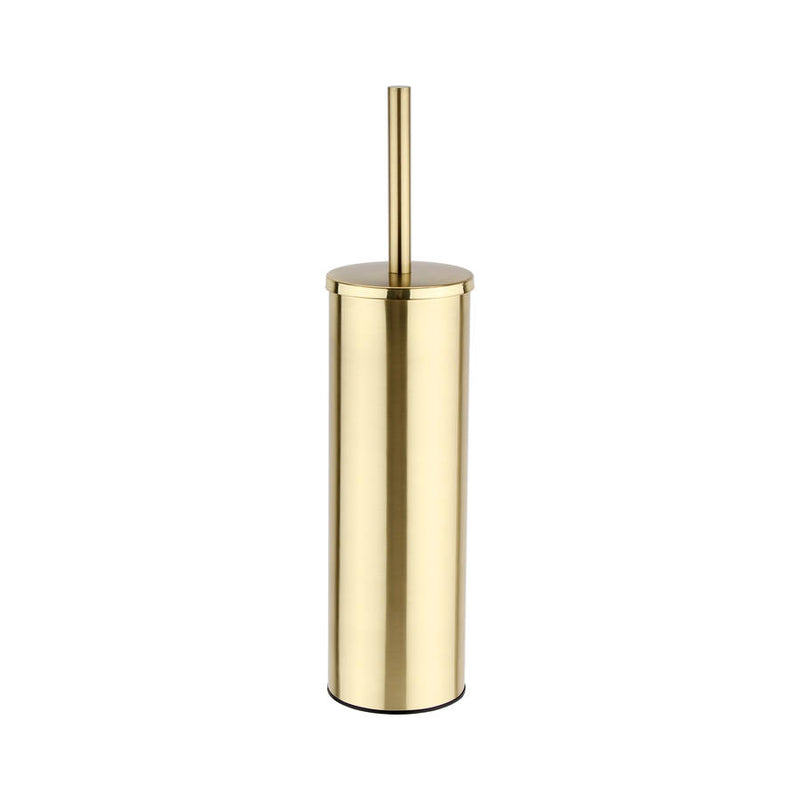 Ottone Wall Mounted Toilet Brush and Holder – Brushed Brass
