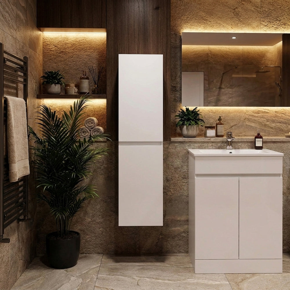 Atlantis Waterproof Tall Unit – White