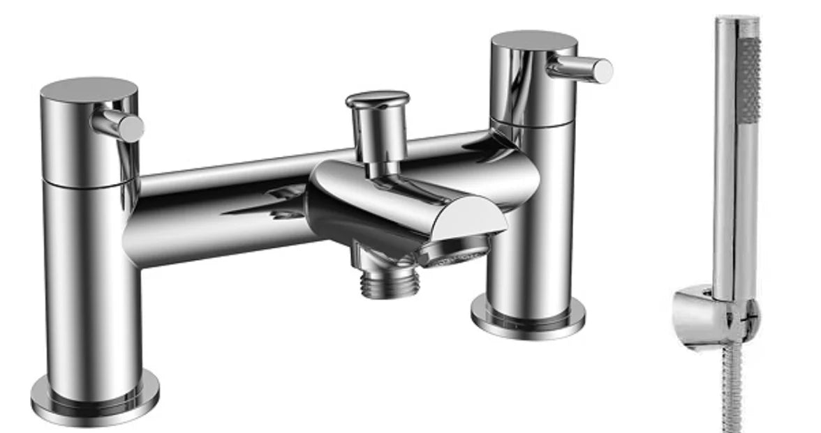 Aztec Bath Shower Mixer – Chrome
