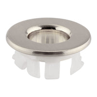Brass Overflow Ring – Brushed Nickel