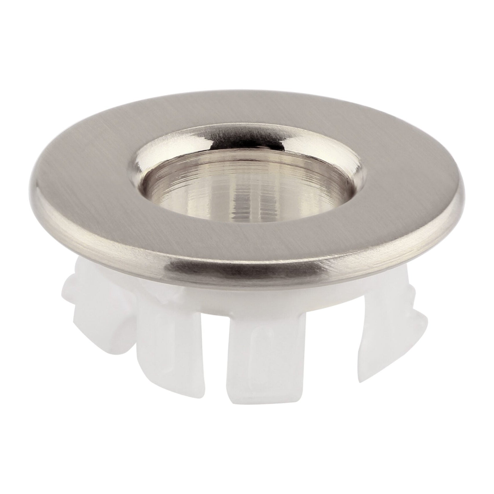 Brass Overflow Ring – Brushed Nickel