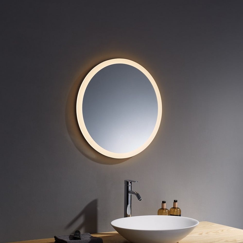 Burleigh 600x600mm Rounded LED Mirror