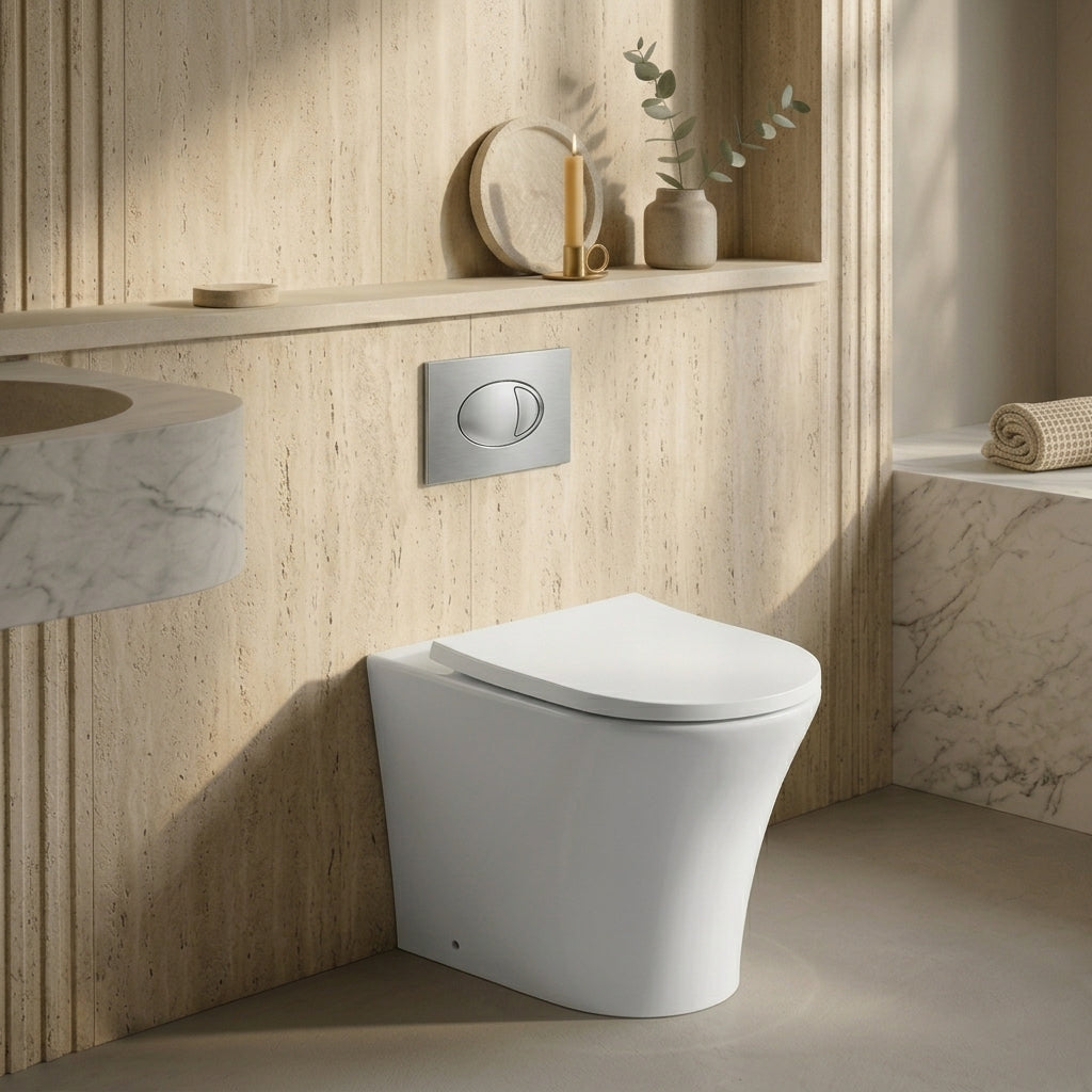 Kameo Rimless Back to Wall Toilet & Seat