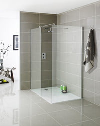 8mm Wet Room Shower Screen Glass Panel – 800mm