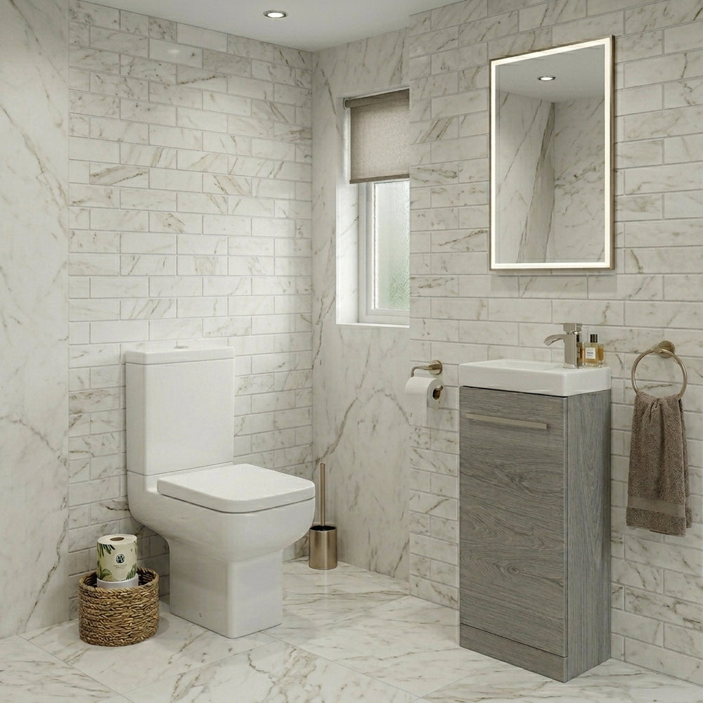 550mm Short Projection Toilet & Soft Close Seat
