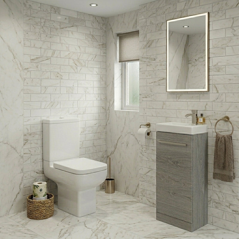 550mm Short Projection Toilet & Soft Close Seat