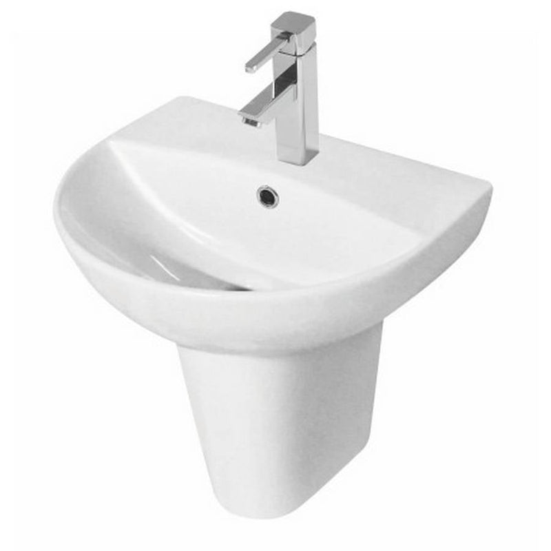 Kameo 450mm Basin and Semi Pedestal