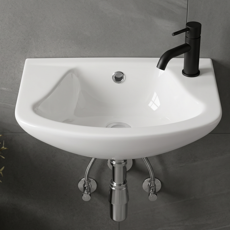 Cloakroom 460mm Wall-Hung Basin