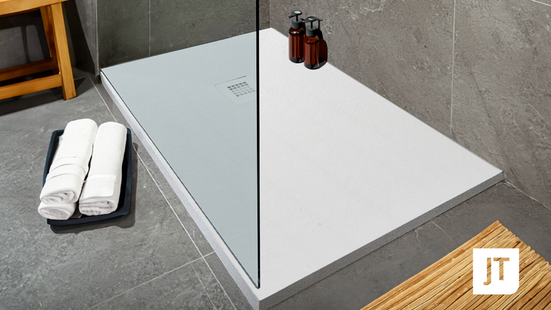Naturals Stone Effect White Shower Tray 1700 x 700mm