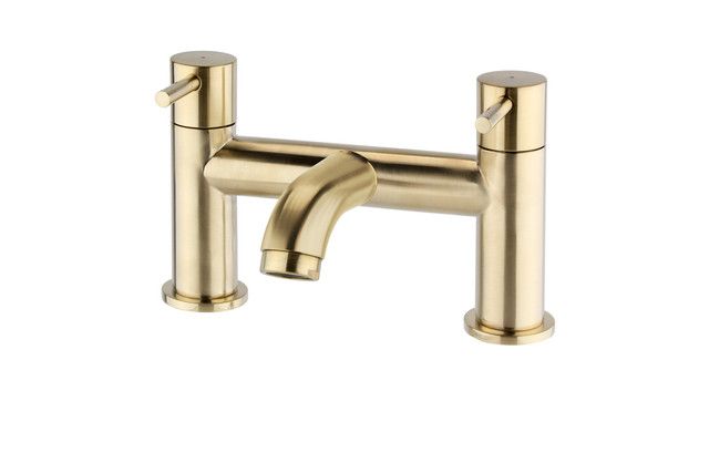 Ottone Bath Filler – Brushed Brass