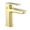 Kolt Mono Basin Mixer with Click Waste – Brushed Brass