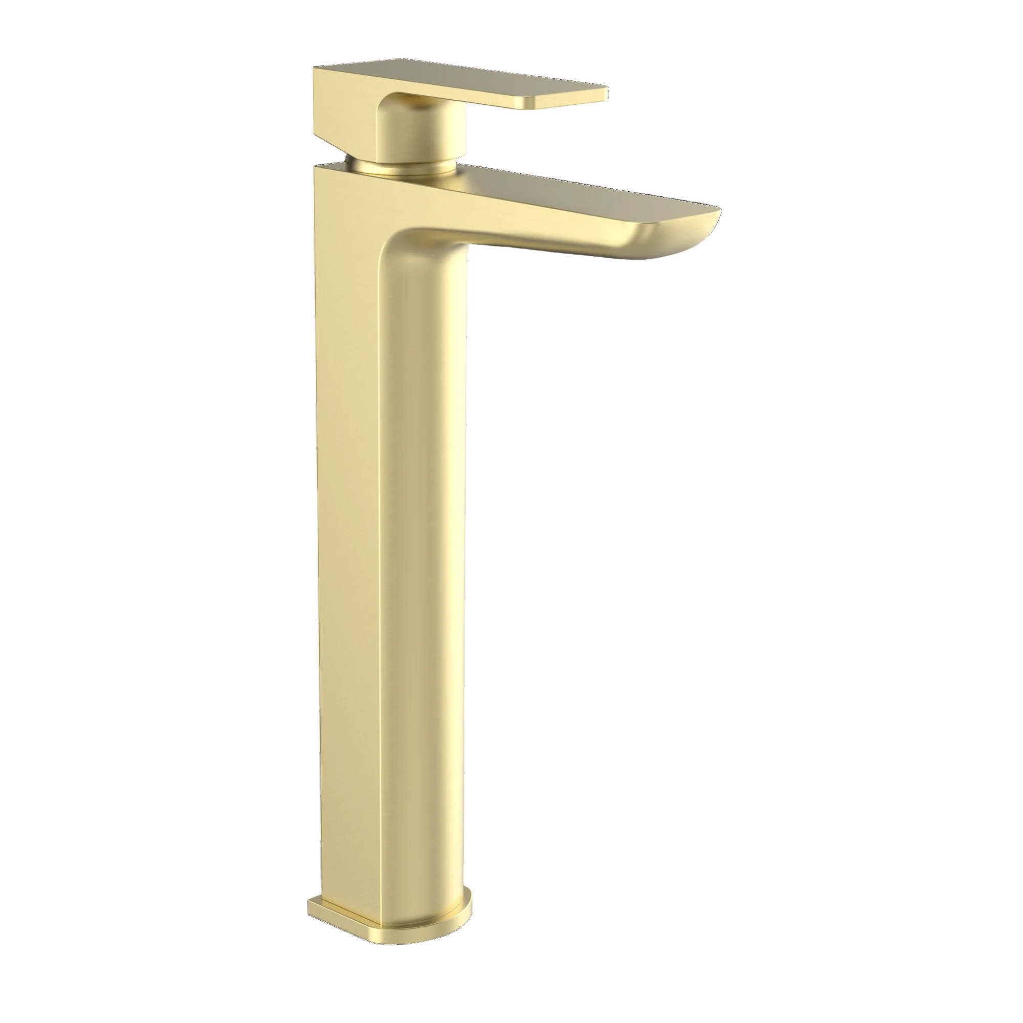 Kolt Hi-Rise Mono Basin Mixer – Brushed Brass