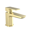 Kolt Mini Mono Basin Mixer with Click Waste – Brushed Brass