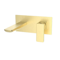 Kolt Wall Mounted Basin Mixer – Brushed Brass