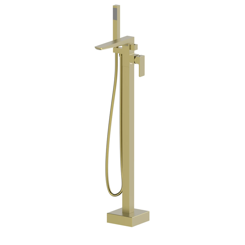 Kolt Freestanding Bath Shower Mixer – Brushed Brass
