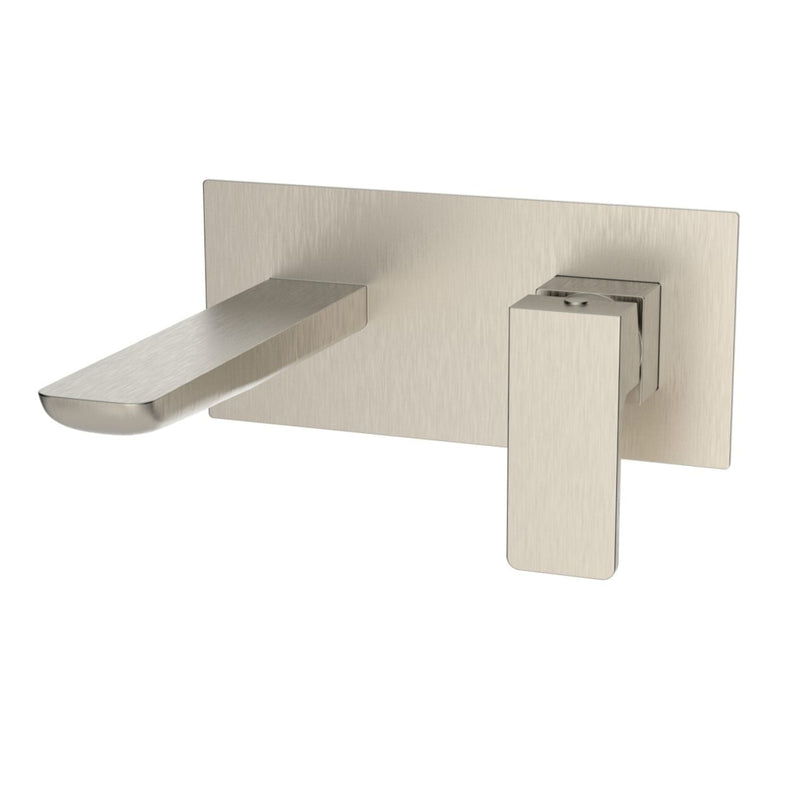 Kolt Wall Mounted Basin Mixer – Brushed Nickel