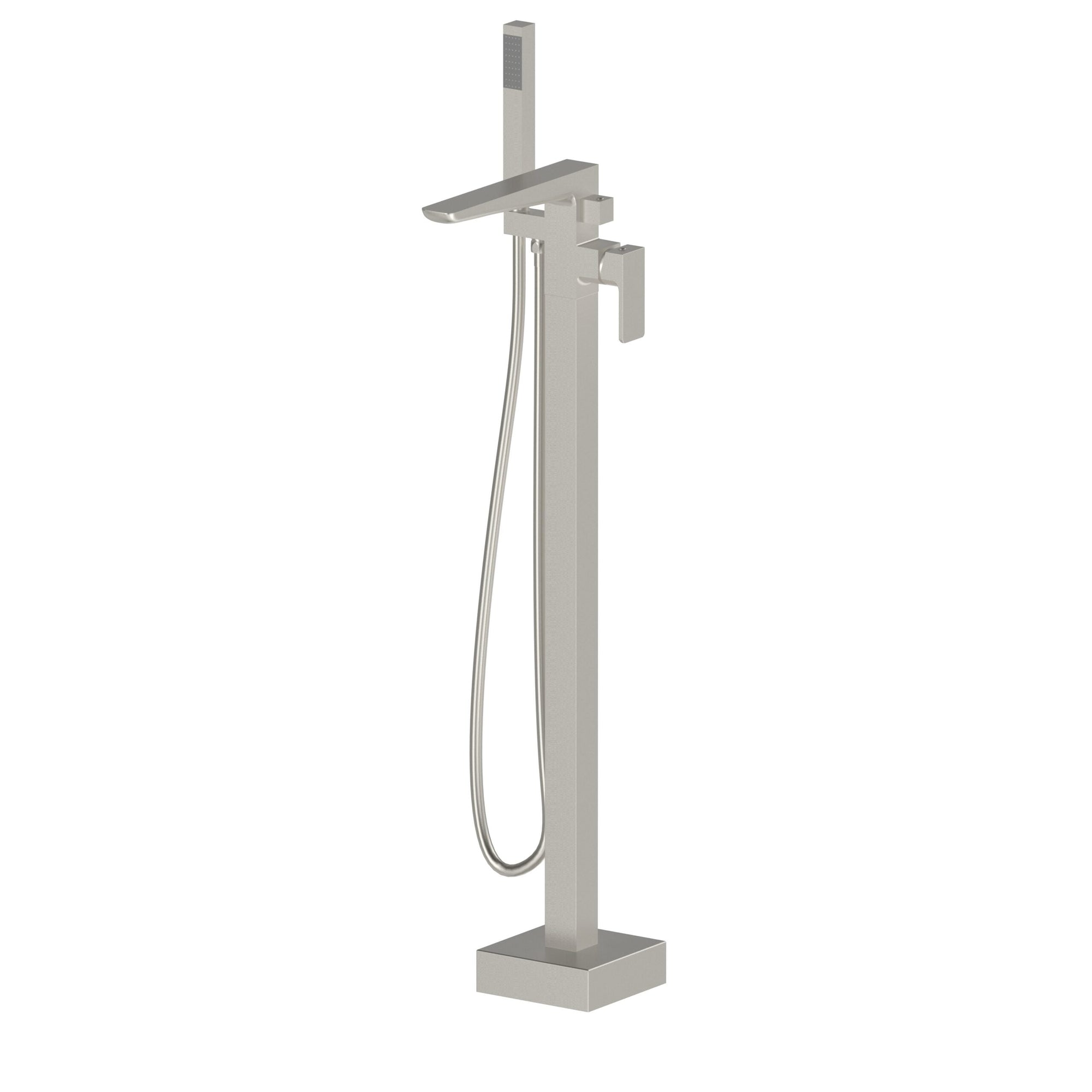 Kolt Freestanding Bath Shower Mixer – Brushed Nickel