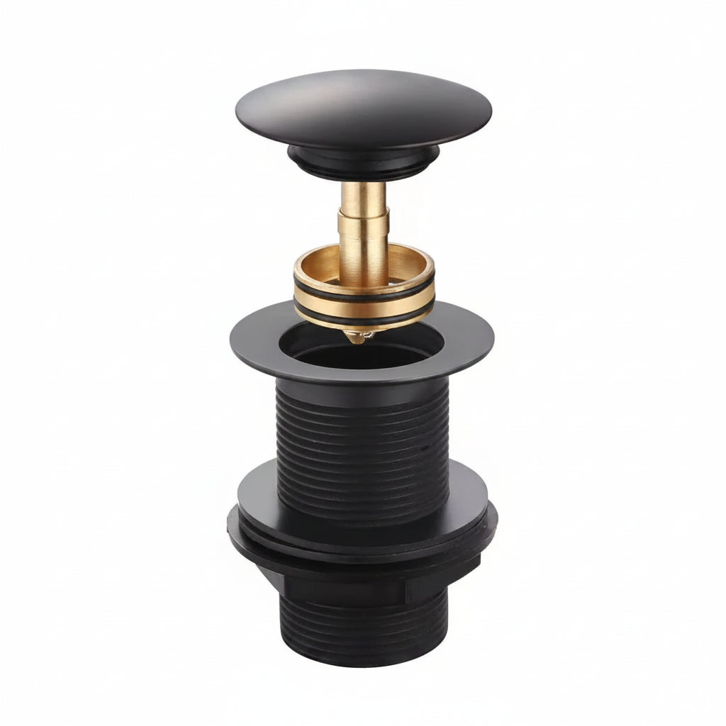 Click Basin Waste Unslotted – Matt Black