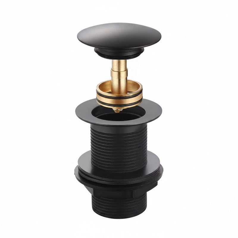 Click Basin Waste Unslotted – Matt Black