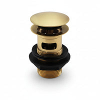 Click Basin Waste Slotted – Brushed Brass