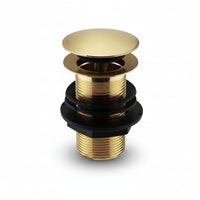Click Basin Waste Unslotted – Brushed Brass