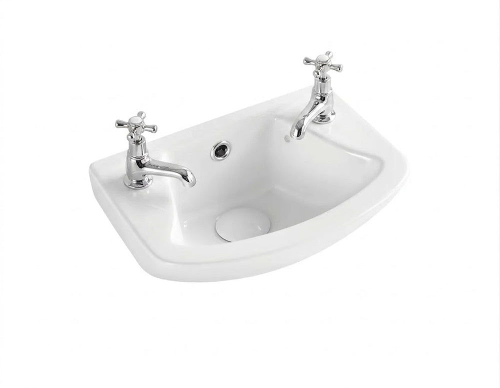 Cloakroom 355mm Wall-Hung Basin 2TH